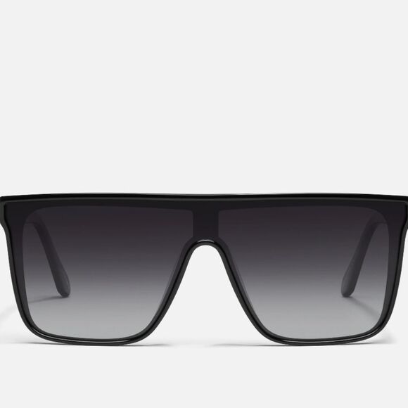Quay Australia Nightfall Oversized Shield Polarized Sunglasses main image 5